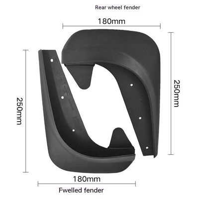 Ricambi Cappotti di gomma per rimorchio 4pcs Cappotti di gomma per auto Splash Guard
